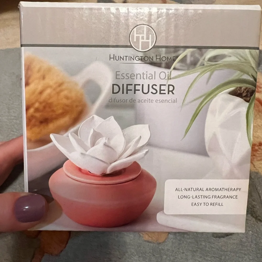 Huntington Home Pink Essential Oil Diffuser